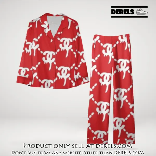Trending luxury chanel satin pajama set pjs1038 dr3445325